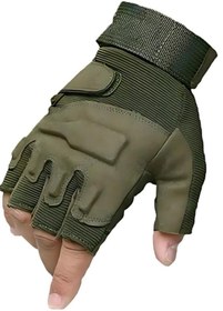 Resim SİNGLE SWORD Blackhawk Taktik Eldiven Askeri Eldiven Bisiklet Eldiveni Yarım Parmak Eldiven 