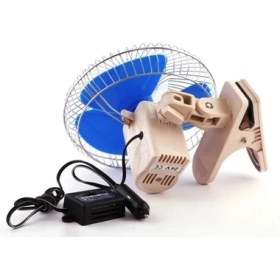 Resim Carub Araç Içi Mandallı 24V 10INÇ'' Oto Vantilatör - 2 Kademe Hız Ayarlı 