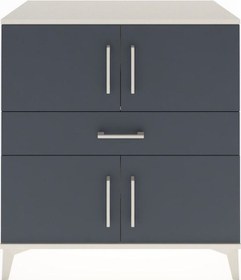 Resim Hyperion Şifonyer 3 Raflı Tek Çekmeceli 4 Kapaklı 88x44x96 Ay... Aytaşı 