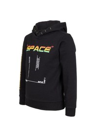 Resim BRZ Kids Space Baskılı Erkek Çocuk Kapüşonlu Sweatshirt 