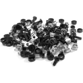 Resim Cabex Kabin Vidası Kafes Somun 1 Set 50 Adet (Vida, Somun, Pul) 