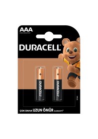 Resim Duracell LR03/MN2400 Alkalin AAA İnce Kalem Pil 2'li 