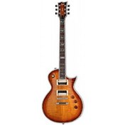 Resim Esp Ltd EC-1000 Flamed Maple Amber Sunburst Elektro Gitar 