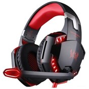Resim Ruicoo Kotıon Each G2000 Oyuncu Kulaklığı: Ps4, Xbox, Pc İçin 3 Lü Bağlantı, Led Aydınlatma, Gürültü Önleme, Kırmızı 