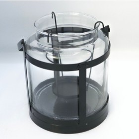 Resim Bekçi Feneri Büyük Boy Siyah 