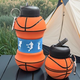 Resim 1 adet Büyük Kapasiteli Futbol Basketbol Şekilli Su Bardağı Kamp ve Açık Hava Etkinlikleri için Uygun, 1000 ml 