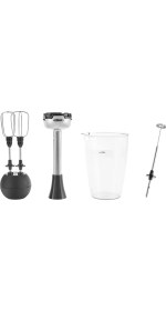 Resim Karaca Prosteel 7 In 1 1000W Süt Köpürtücülü Mutfak Robotu Black 