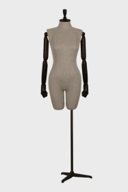 Resim 38 Beden Özel Keten Kumaşlı Pantolon Giyebilen Terzi Mankeni Vitrin Mankeni Prova Mankeni 5632 