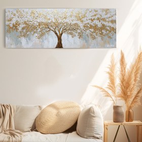 Resim Kahverengi Ağaç - 140x50 