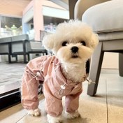 Resim Küçük & Orta Boy Köpekler ve Kediler için Nefes Alabilir Snap-Fit Bacak Isıtıcılar - Tüm Sezonluk Rüzgar Geçirmez & Toz Geçirmez Koruma, İlkbahar Yaz Sonbahar İçin Yumuşak Rahat Tasarım, Güvenli Çıtçıt Düğme Kapama, Ayarlanabilir Konforlu Uyum 