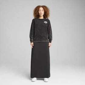 Resim PUMA Puma Class Comfort Washed Crew Tr Kapüşonlu Sweatshirt Kız çocuk 