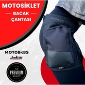 Resim Motobros Yazısız Motosiklet Bacak Bel Çantası 