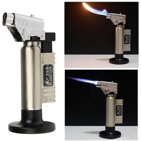 Resim Pürmüz Çakmak 260 Jet - Metal Kasa 1300 Derece Gümüş 
