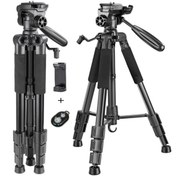 Resim Dymax Cep Telefonları Için Bluetooth Kumandalı Ve Taşıma Çantalı 175cm Tripot Profesyonel 175cm Tripod 