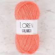 Resim Loren Silver Turuncu El Örgü İpi - RS0019 - 34084 