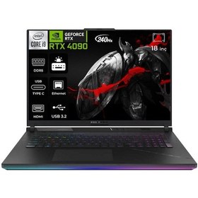 Resim Asus ROG Strix Scar G18 G834JY-N6041-19 i9-13980HX 32 GB 4 TB SSD 16 GB RTX4090 18" W11P Dizüstü Bilgisayar 