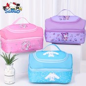 Resim 1 Sanrio yalıtımlı çanta, termoslu öğle yemeği çantası, gıda teması olmayan, sevimli çizgi film tasarımı, taşınabilir el çantası, çift kraliçe boyutu, okul-ofis-dış mekan kullanımı için uygun, tatil hediyesi, doğum günü hediyesi, okula dönüş 