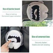 Resim Novahub Sevimli Araba Doku Tutucu, Peluş Peçete Kutusu, Araba İçin Saklama C 