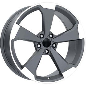 Resim EMR-DY580-04 9.0x20"-5x112 ET34 66.45 Matt Gun Metal Diamond Jant (4 Adet) 