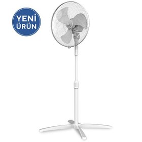 Resim Kumtel KTF-290 Beyaz Vantilatör 16" (3P) 