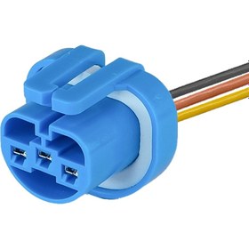 Resim Soketsan Far Ampul Soketi Hb1 Hb5 9004 9007 3 Pin Kablolu 