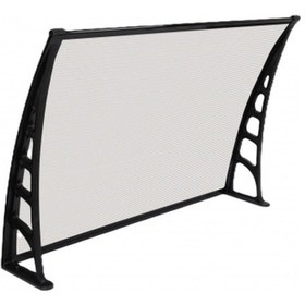 Resim Crocus Kapı Pencere Üstü Pratik Sundurma 80x120 Şeffaf Şeffaf 