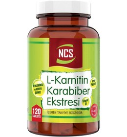 Resim Ncs Karabiber Extreli L-Karnitin 120 Tablet L Carnitine 