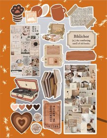 Resim Biblichor Temalı Sticker Seti Laptop Ajanda Notebook Tablet Telefon Defter Etiket Bullet Journal Diğer 