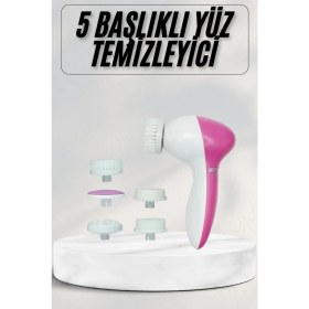 Resim Motto Ticaret Cilt Temizleme ve Masaj Aleti 5 Başlıklı Akne ve Sivilce Önleyici 