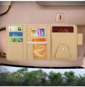 Resim Cbtx Evrensel Araba Güneşlik Kurulu Kağıt Mendil Cd Saklama Kutusu Tutucu Kart Çanta Organizatör Sarı 