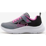 Resim Skechers Skech Fast - Trending Color Büyük Kız Çocuk Siyah Spor Ayakkabı 303534l Bkgy Siyah 