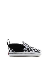 Resim Vans In Slip-on V Crib Siyah Bebek Spor Ayakkabı Checker Black/true White 