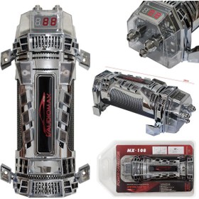 Resim EGB Kapasitör 12/24v 8 Farad Dijital AUDIOMAX MX-108 