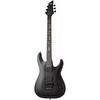 Resim Schecter Damien-6 FR Mat Siyah Elektro Gitar 
