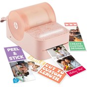 Resim HP Sprocket Panorama Taşınabilir Fotoğraf Yazıcısı, Kendinden Yapışkanlı Etiket ve Fotoğraf Baskıları 