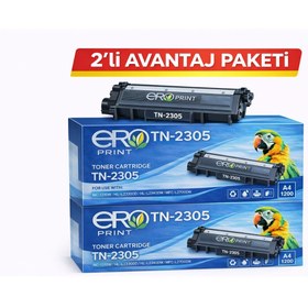 Resim Ero Print Brother MFC-L2700DW Muadil Toner - 1200 Sayfalık - 2'li Avantaj Paket 