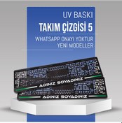 Resim Takım Çizgisi 5 Plakalık, 2 Adet Premium Uv Baskı, Plakalıkhane 