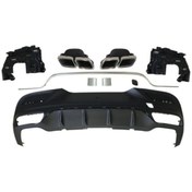 Resim autogp Mercedes Gle63 Coupe Difüzör Ve Egzoz Ucu Seti C292 