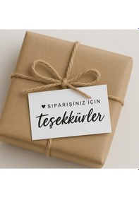 Resim Siparişiniz İçin Teşekkürler Teşekkür Kartı 100 Ad 8x5cm 300 