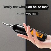 Resim 1 adet Elektrikli Tornavida Seti, USB Şarj Edilebilir, 1200mAh Lityum Batarya, Çok Fonksiyonlu, Ergonomik Tasarım, Hassas Kontrol ve DIY Tutkunları ve Profesyoneller İçin Depolama Çözümü 