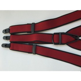 Resim Bordo Pantolon Askısı 3 Cm Genişliğinde Bordo 