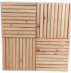 Resim KZY Ahşap Duş Izgarası 100X100 