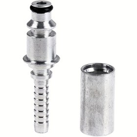 Resim Karcher AR için Premium Çinko Alaşım Yüksek Basınçlı Yıkama Hortumu Adaptörü - Dayanıklı Çelik Tel, Gümüş Rengi 