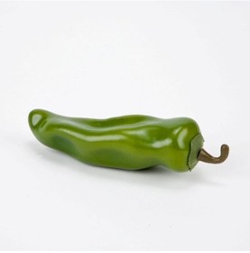 Resim Yapay Yeşil Biber Köy Biberi 1adet 15 4 Cm Gerçek Boyut 