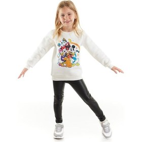 Resim Supermino Minnie Mouse Lisanslı Kız Çocuk Sweatshirt 20170 