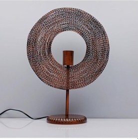 Resim Annular Dekoratif Abajur Krom 