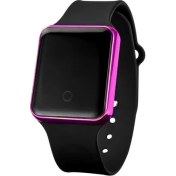 Resim Hanyang Siyah Mor Spor Horloges Heren 2022 Digitale Horloges Eletronicos Horloge Voor Mannen LED Horloge Minnaar Horloges Montre Homme Zegarek (Yurt Dışından) 