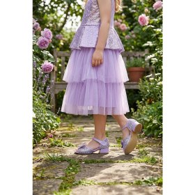 Resim Kiko Kids Winged Unicorn Kız Çocuk Topuklu Abiye Ayakkabı 