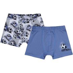 Resim Domi Kids Football 2-8 Yaş Erkek Çocuk 2'li Boxer - Standart / 8-9 Yaş 