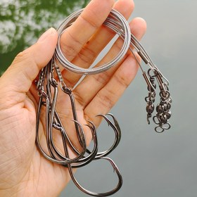 Resim 6 adet Balıkçılık Hattı Aksesuarı Karides Kancaları, Lure Deniz Balıkçılığı için Üçlü ve Daire Kancalar, Metalik Fiber, Balıkçılık Aksesuar Kutusu ile, Tatlısu ve Tuzlu Su için, Kutu içinde, Sevgililer Günü, Şükran Günü, Noel, Babalar Günü, Cadılar Bayramı, Sevgililer Günü için 